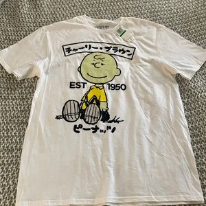 Peanuts short sleeve shirt size large